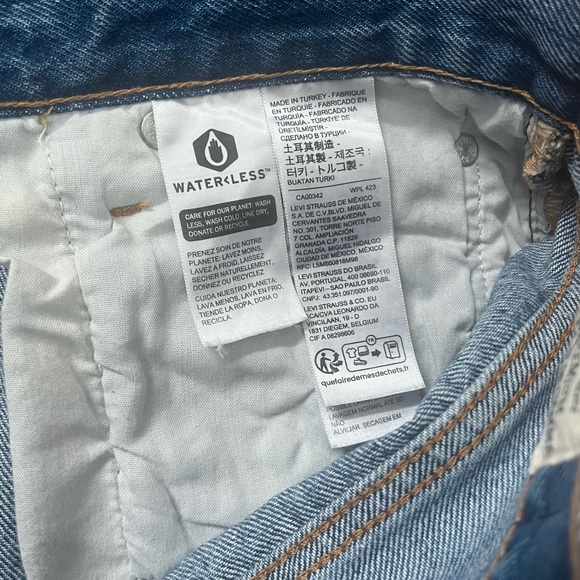 Levi’s 501 Button Fly Straight Leg Jeans - Picture 8 of 12